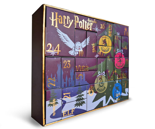HARRY POTTER ® | Original Advent Calendar | 24 Pairs of Socks for Women | Christmas Calendar with Footings + Long Socks | Size 37-41 | OEKO-TEX ®