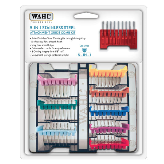 "WAHL Arco comb set, made of stainless steel"
