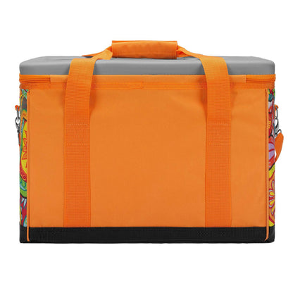 anndora cooler bag XL Paisley orange 40 liters - cooler box insulated bag picnic bag
