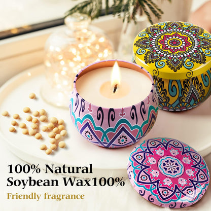 Popolic Candle Making Kit, DIY Candle Making Accessories, Scented Candle Gifts Set, Includes Soy Wax, Tin, Wicks, Wick Holder, Dyes, Capacity Pitcher.