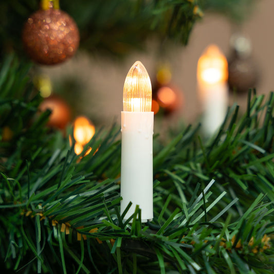 Nipach GmbH 30 LED String Lights Christmas Tree Decoration for Indoor Use Candle Lights XMAS