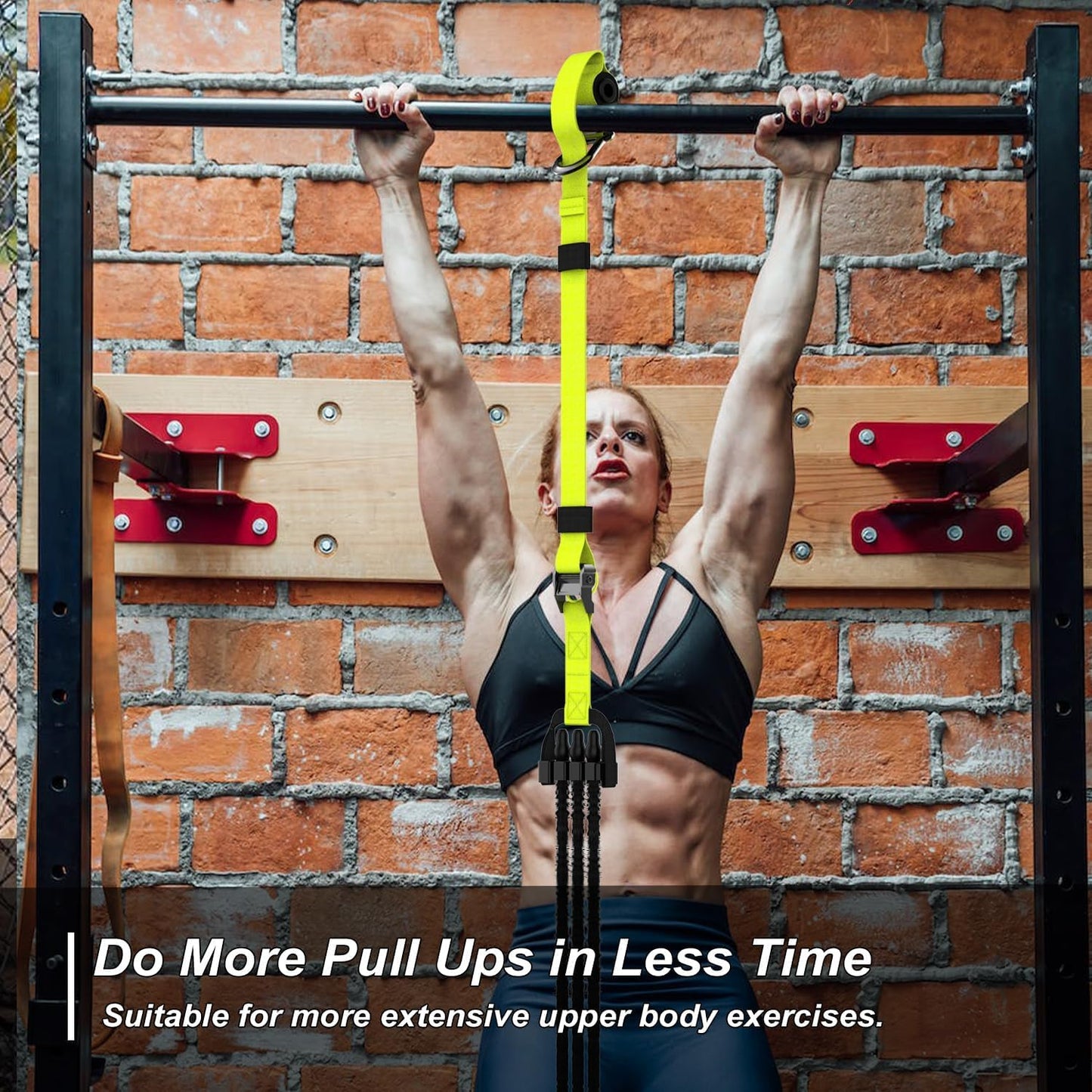 RHINOSPORT Pull-Up Fitness bands - Chin-up band - Pull Up Assist Bands - Pull Up Chin-up aid - Chin-up bands - Resistance bands