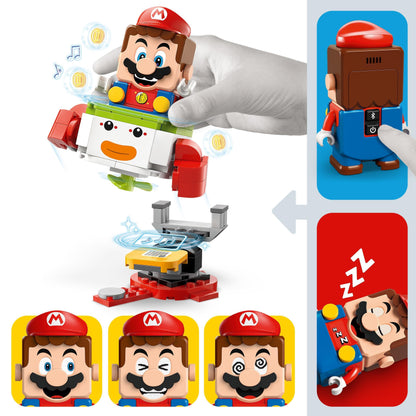 LEGO Super Mario Adventure with interactive Mario includes Junior Clown Car, Yoshi toy, Nintendo gift for boys, girls, and gamers aged 6+ 71439