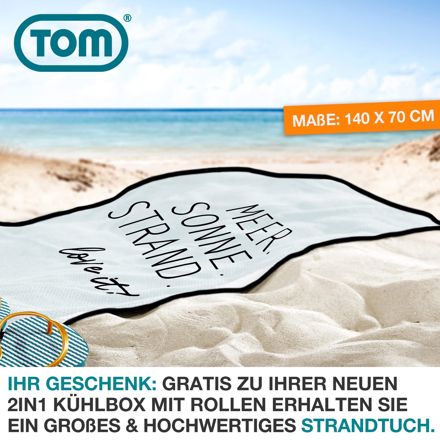 TOM 2in1 XXL cooler 40l with cooling and heating function – electric coolbox with wheels – 230V & 12V power connection – Electric – for car, camping, RV & Co – Plus gift (Mint)