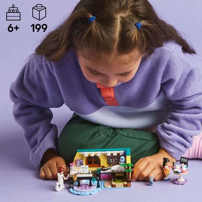 LEGO Friends Paisley's Room, build and play set for imaginative role-playing, gift for girls aged 6 and up, includes 2 minifigures and a bunny figure, educational toy.