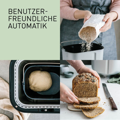 Panasonic SD-YR2540 Premium Gray Fully Automatic Bread Maker, horizontal design and yeast dispenser, 32 automatic programs, two temperature sensors, 13-hour time delay, Gray