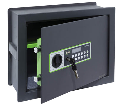 ARREGUI Supra 241150 Wall Safe with Combination Lock | Wall Mount Safe with Electronic Lock | Double Bolt Locking System | Adjustable Depth | Easy Installation | Hidden Safe | 12.6 x 16.5 x 5.9/9.8in.