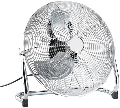 Sichler Household Appliances Powerful Fan: Full metal floor fan, 3 speed levels, 100 W, Ø 45 cm (wind machine, floor fan, air cooler)