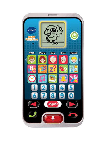 Vtech 80-155504 Tablet 2-in-1, White/Black & 80-139304 - Smart Kid's Phone