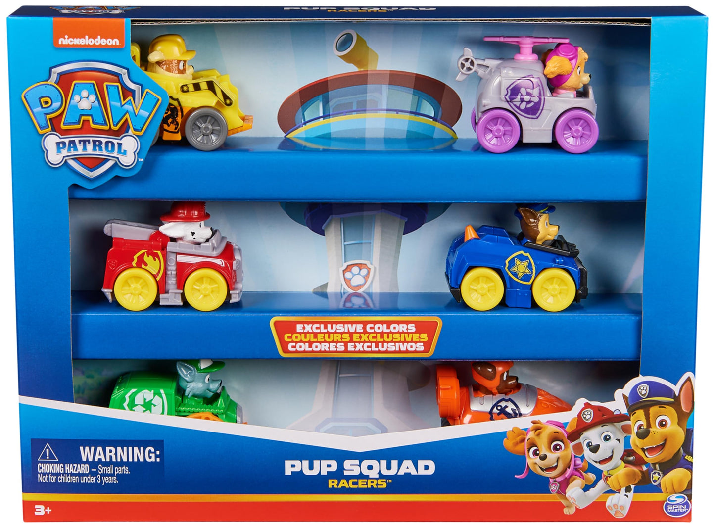 PAW PATROL Pup Squad Racers - 6-piece vehicle gift set, suitable for children aged 3 years and older