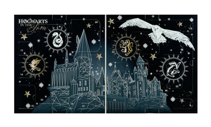 Undercover - Harry Potter Advent Calendar 2024 - Foldable box with ribbon - 24 surprises including craft materials and stationery - Perfect for fans, children, and collectors.