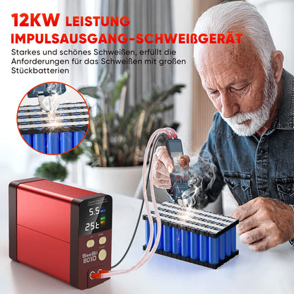 SeeSii 801D spot welding machine, 12KW capacitor energy storage pulse battery spot welding machine with 73B welding pen for industrial spot welding.