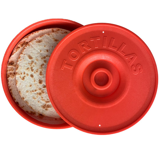 A TODA LECHE - Tortilla Warmer - Mexican tortilla holder for keeping tortillas warm - Quesadillas - Mexican Tacos - 22 cm