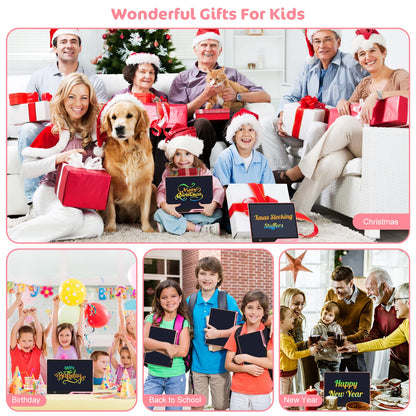 Kinayue LCD writing tablet for kids 16 inch rechargeable, drawing board doodle board preschool learning toy Christmas birthday Easter gift 3 4 5 6 7 year old girls boys