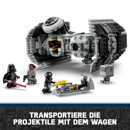 LEGO 75347 Star Wars TIE Bomber Toy with Darth Vader Minifigure with Lightsaber and Gonk Droid, Starfighter Model - Gift for Boys and Girls Ages 9+