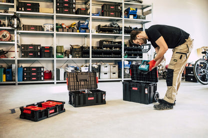 OliveBird 6 in 1 XL workshop trolley, mobile toolbox, plastic drawer set, tool case on wheels.