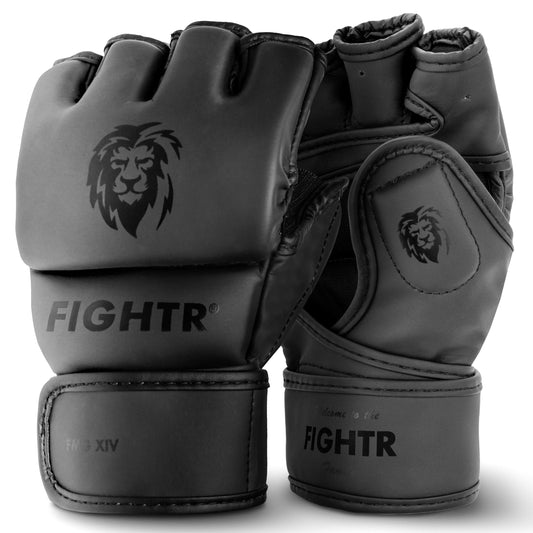 FIGHT® Professional MMA Gloves for Grappling Sparring Training, Kickboxing Martial Arts Muay Thai Heavy Bag Focus Mitts Boxing | for Men and Women including Carry Bag...