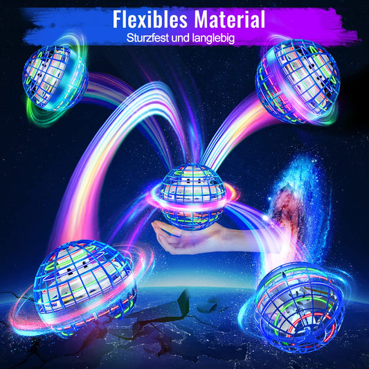 Small Flying Ball, orbi Boomerang Ball, kids toy for ages 6 and up with LED light, Hand Controlled Hover Ball gifts for boys and girls aged 6-12.