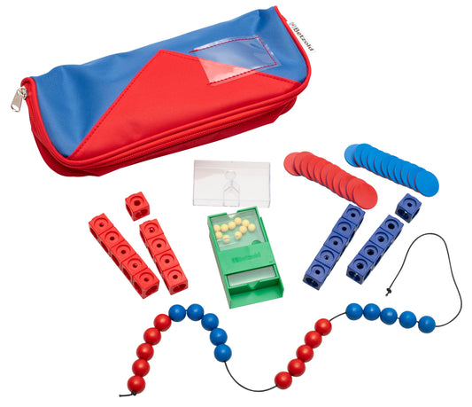 Betzold - Math Set Elementary School - Student Pencil Case Kids Mathematical Aid