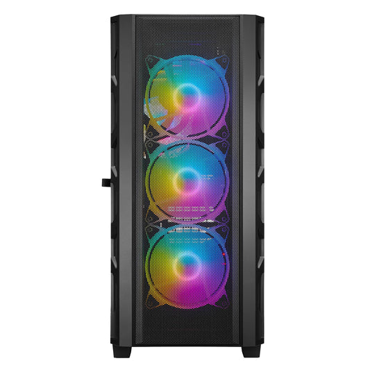 Gaming PC Ryzen 7 5700X 8X 4.6 GHz, 32 GB DDR4 RAM High Speed, 1TB M.2 SSD, RTX 5060 8GB, Win 11 Pro - Gamer PC for 1080P.