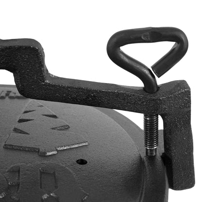 BBQ-Toro Magic Cauldron "Wizard" | 4 liters | Cast iron cooking pot | Cauldron with three legs, lid, handle, and locking screws | Witch's cauldron, Cauldron grill pot, Pressure cooker grill