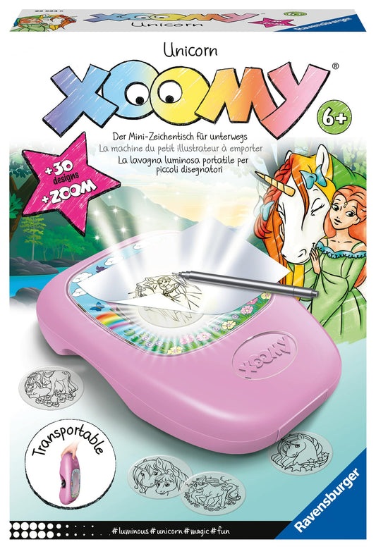 Ravensburger Xoomy Midi Unicorn 23534 - Learn to draw magical unicorns, creative drawing and painting for kids aged 6 and up.