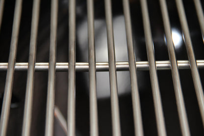 VEIKIN DESIGN Stainless Steel Grill Grate Ø 60 cm with railing, chain set, and swivel rope, Round Grill Grate for Swing Grill, Heavy-duty, Professional Grill Grate, Handmade in Germany