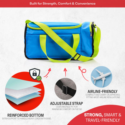 Meteor sports bag for children 20-40L. Gym bag for men, swim bag, travel bag, small holiday bag, fitness bag for women, belt bag, school bags for kids, gymnastics bag for boys.