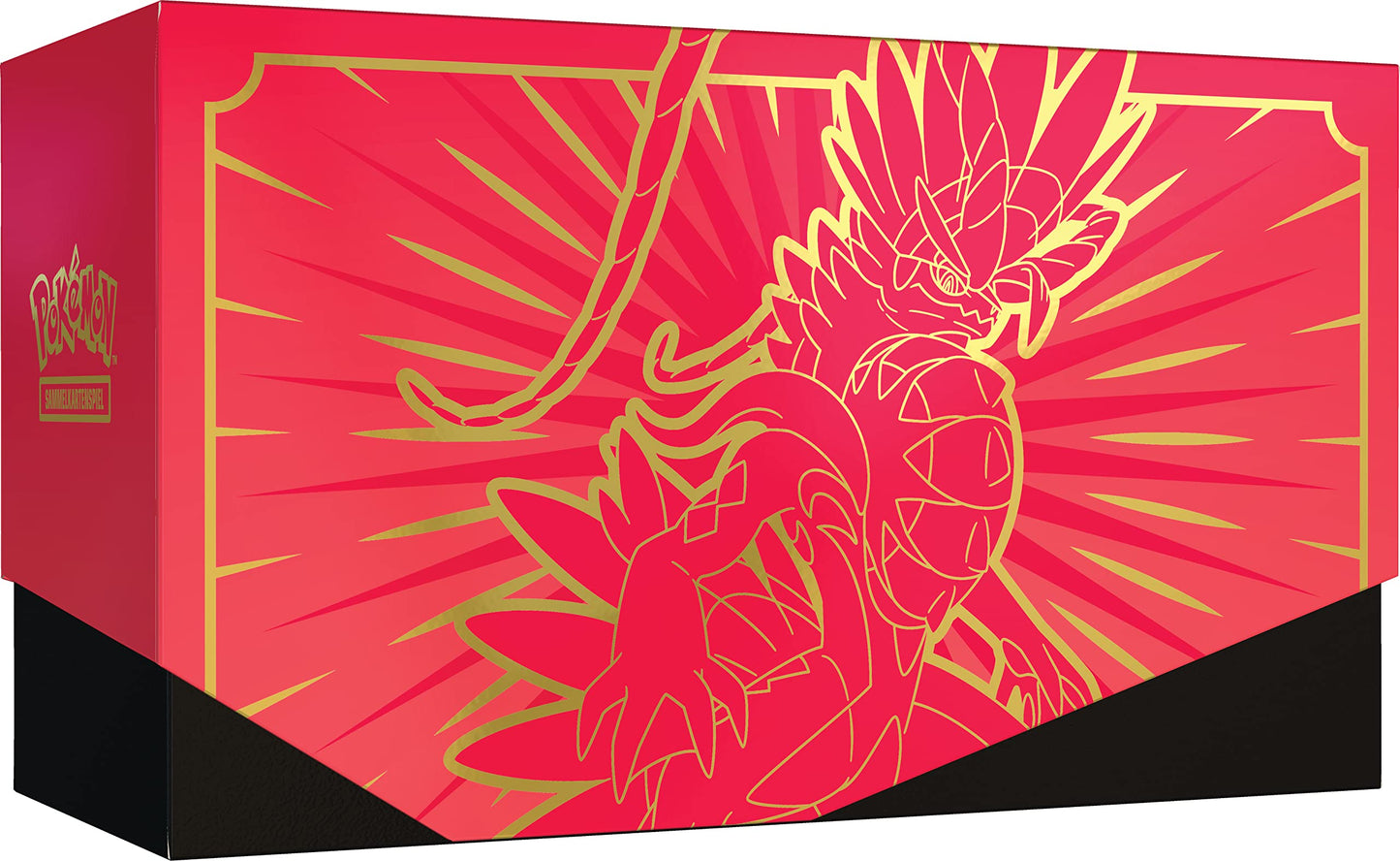 Pokémon Trading Card Game: Top Trainer Box Crimson & Purple (Coraidon) (9 booster packs & premium accessories)