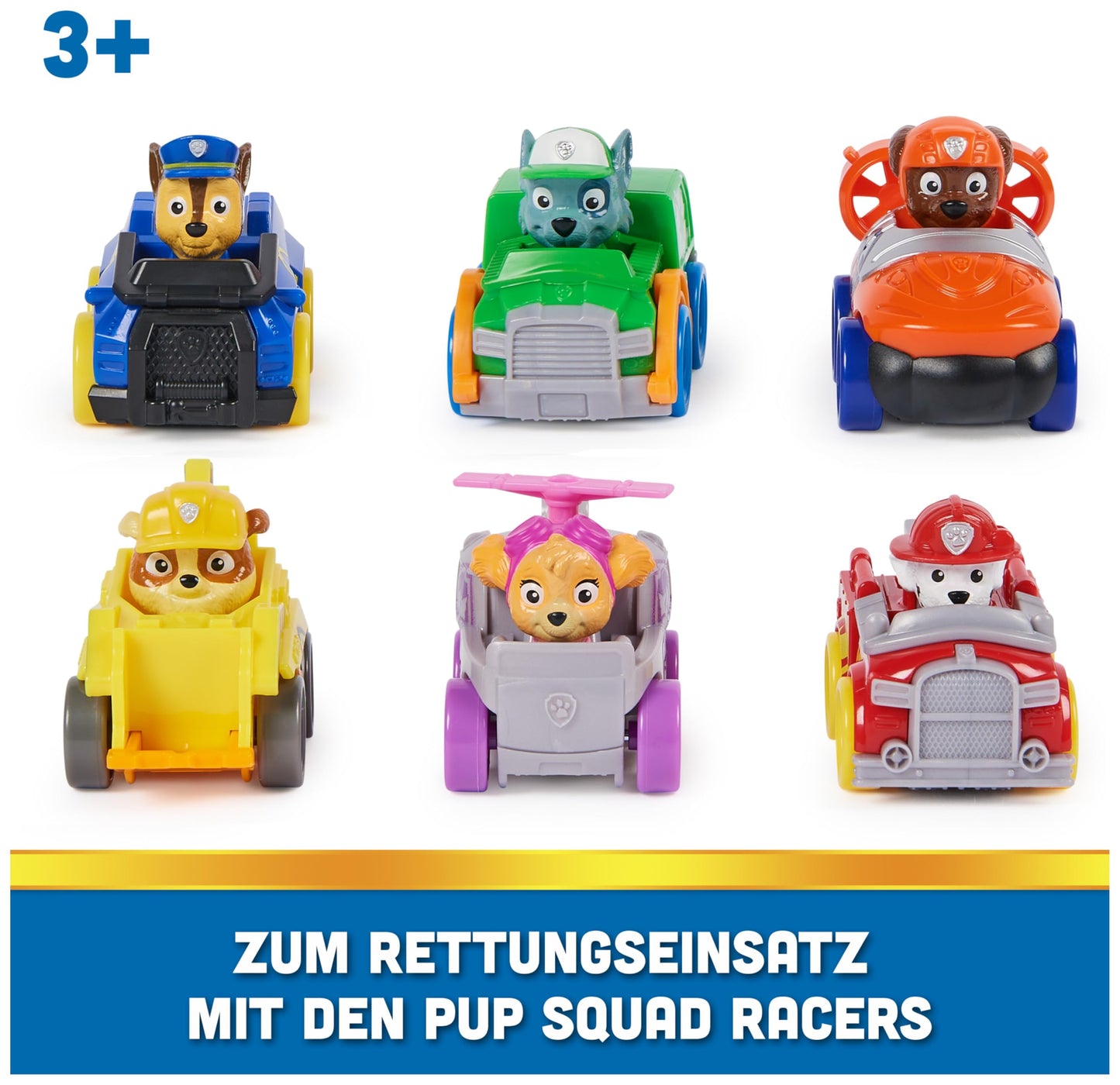 PAW PATROL Pup Squad Racers - 6-piece vehicle gift set, suitable for children aged 3 years and older