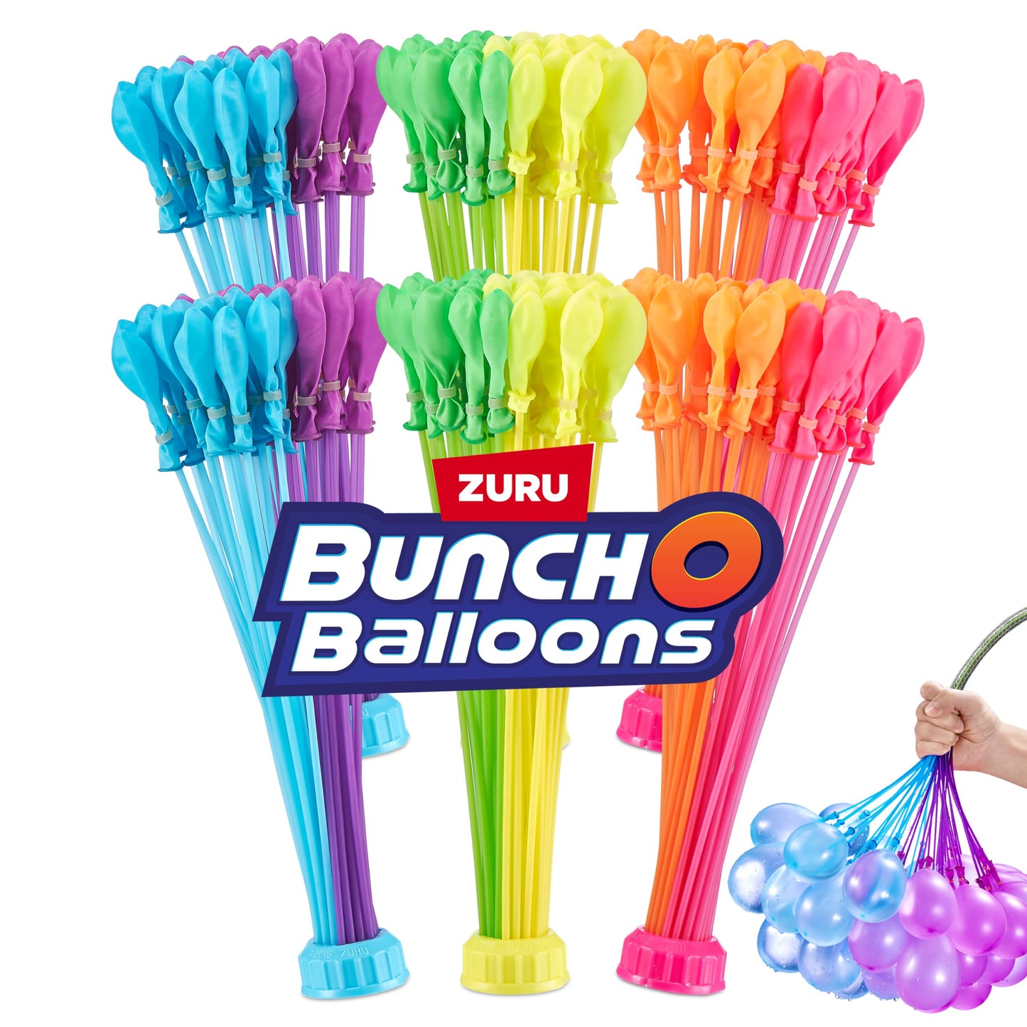 Bunch O Balloons Tropical Party 200+ quick-fill, self-sealing water balloons (6-pack)