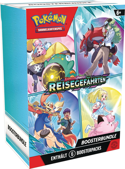 Pokémon Trading Card Game: Booster Bundle Crimson & Purple - Travel Companions (6 Booster Packs)