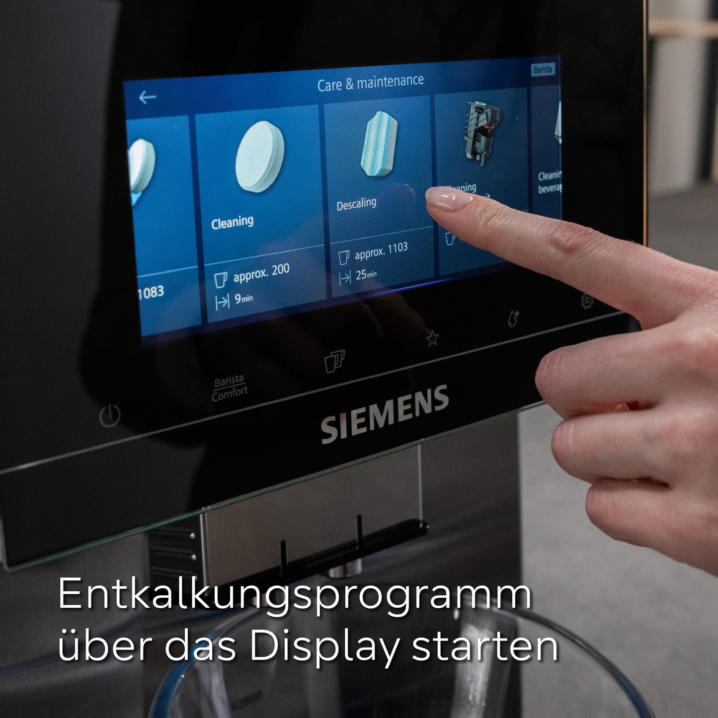 Siemens Multipack TZ80032A, 9 descaling tablets, protect against corrosion, suitable for EQ series coffee machines, as well as built-in fully automatic machines.