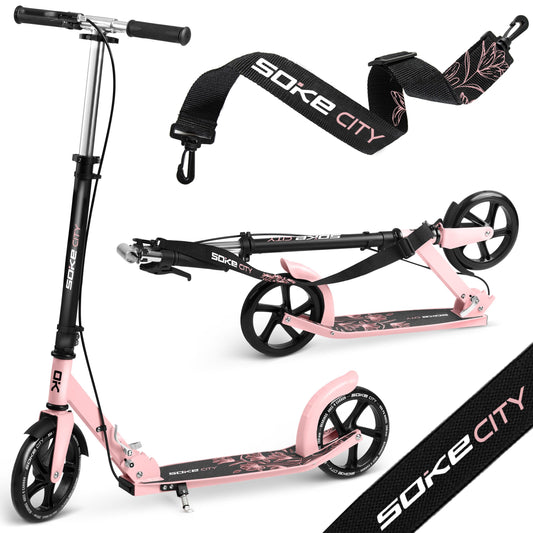 Scooter Soke City black - pink