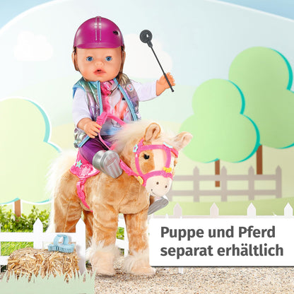BABY born Deluxe Rider Outfit with pants, boots and helmet for 43 cm dolls, 836194 Zapf Creation.