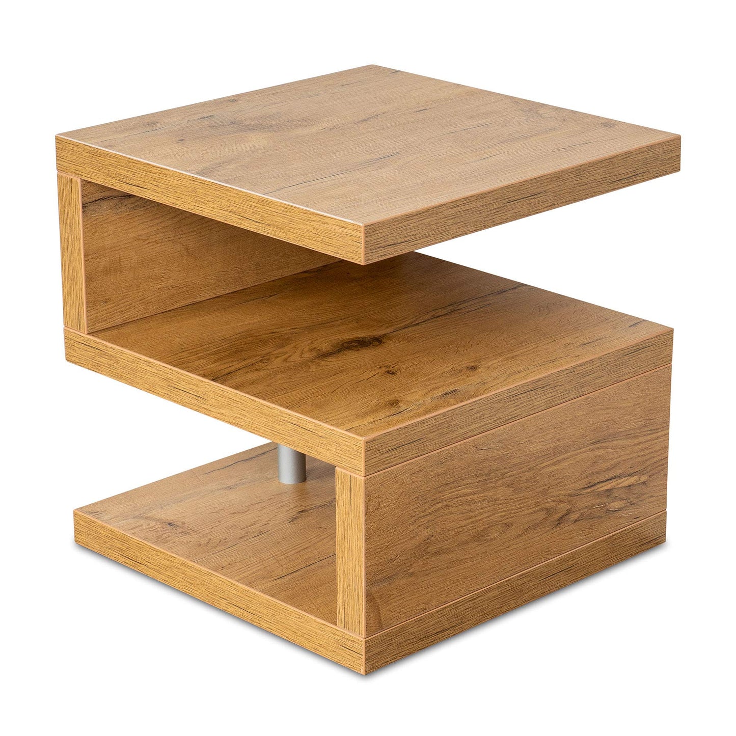 levandeo coffee table Sigi wild oak B x H x D: 44x44x44cm Wooden side table No assembly Fixed glued Living room table
