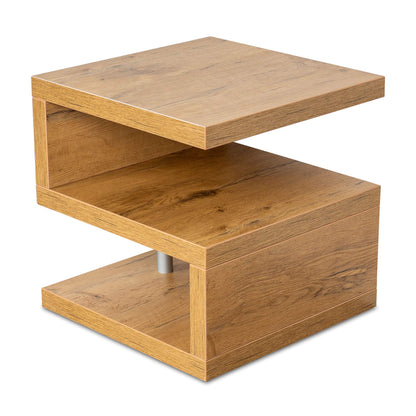 levandeo coffee table Sigi wild oak B x H x D: 44x44x44cm Wooden side table No assembly Fixed glued Living room table