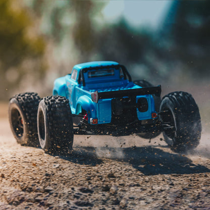 ARRMA 1/8 Notorious 6S V5 4WD BLX Stunt RC Truck with Spektrum Firm RTR (transmitter and receiver included, batteries and charger required), blue, ARA8611V5T2