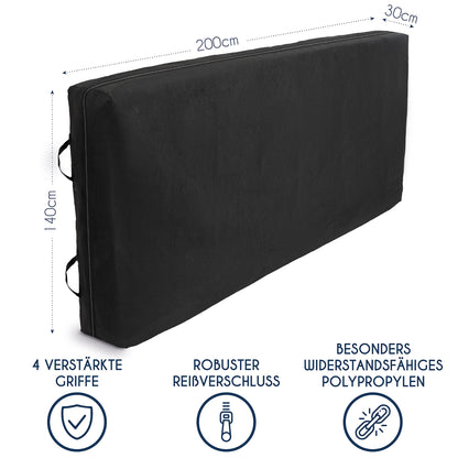 Mattress cover 140x200 cm for storage and moving Dreamzie (Made in EU and Oeko-TEX - 30cm thickness) - Storage bag for mattresses with zipper