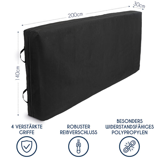 Mattress cover 140x200 cm for storage and moving Dreamzie (Made in EU and Oeko-TEX - 30cm thickness) - Storage bag for mattresses with zipper