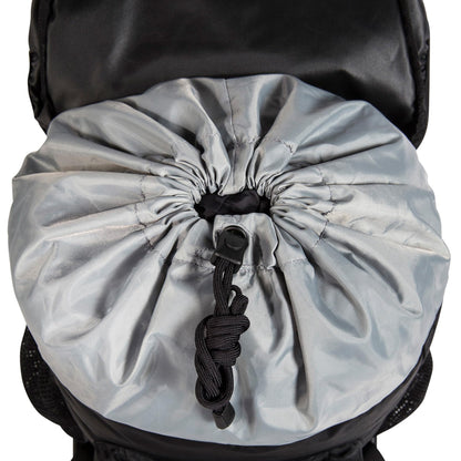 Tatonka Fishing Chair 20L - Backpack with built-in stool and 20 liters volume - Features a sturdy aluminum frame - Supports up to 100 kg (black)
