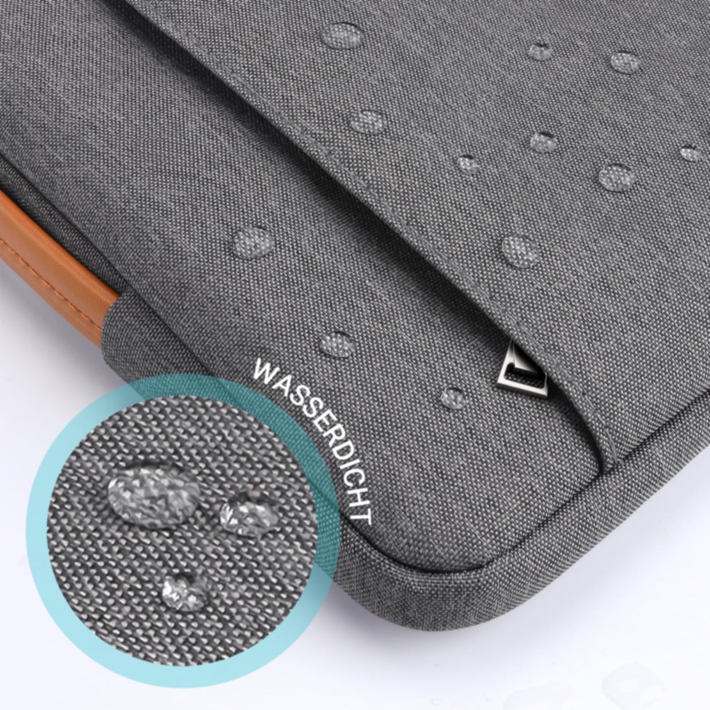 TECOOL 15.6 Inch Laptop Sleeve for 15-15.6" Laptop Notebook Lenovo Thinkpad Ideapad HP Acer Dell ASUS Chromebook, Shockproof Water-Resistant Notebook Case Cover 15 15.6, Dark Gray