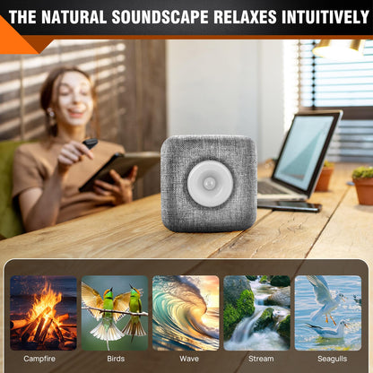 Satisure Birdsong Motion Sensor Box, Various Relaxing Bird Chirps & Forest Stream, Ocean Nature Sounds Soundbox