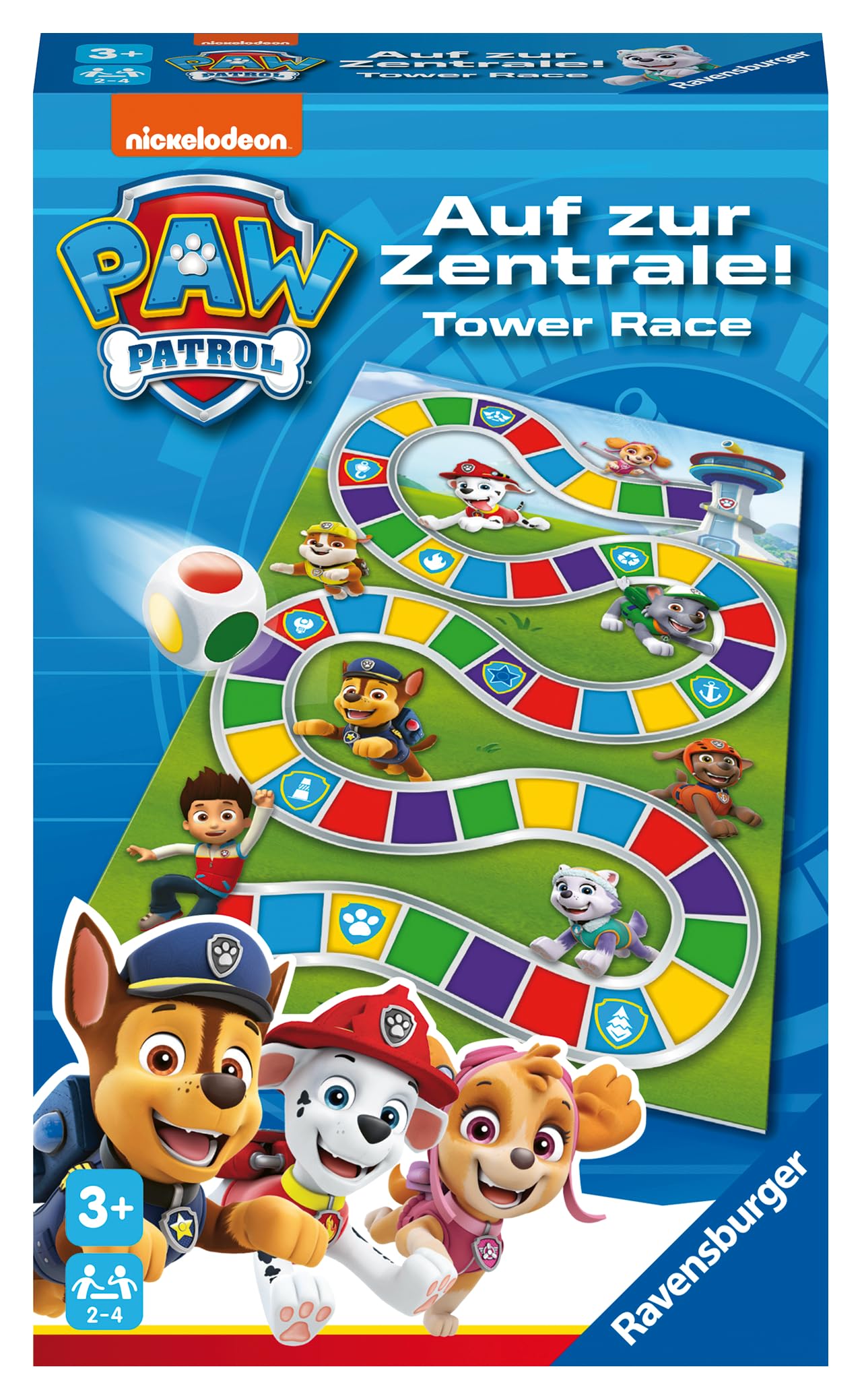 Ravensburger tiptoi Puzzle 00135 puzzle for little explorers & 22671 22671-Paw Patrol Central- Travel game