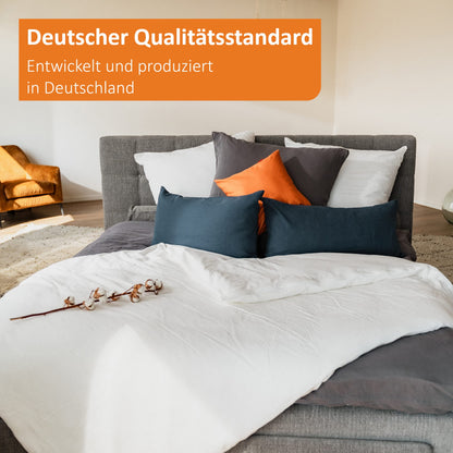Summer blanket 200x220, wild silk blanket 200 x 220, light summer duvet, silk blanket with 100% wild silk, cover 100% cotton, Made in Germany, Ökotex, washable at 40 degrees.