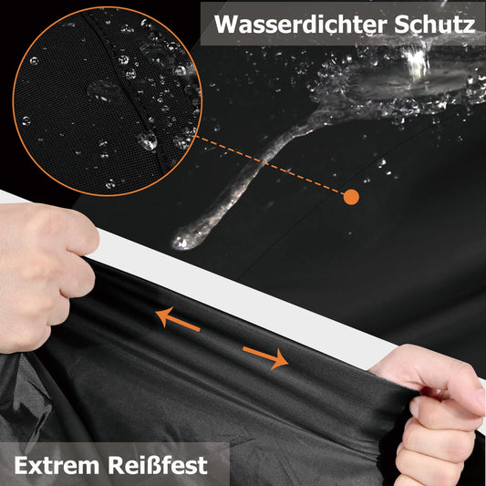 COTOP Bike Cover Waterproof 210T Nylon, High Quality Bicycle Tarp Weatherproof 200 x 80 x 110 cm, Bike Cover With Anti Theft Hole, Carrying Bag, Cover Scooter, e-bikes