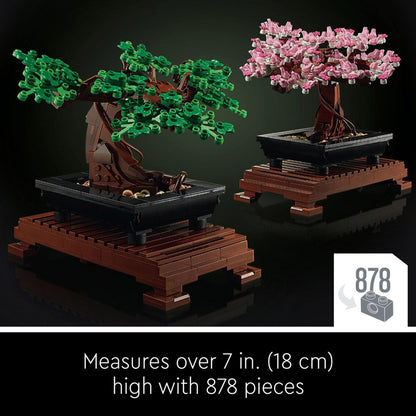 LEGO 75337 Star Wars AT-TE Walker, movable toy model & 10281 Icons Bonsai Tree Set for adults, plant home decor set with flowers.