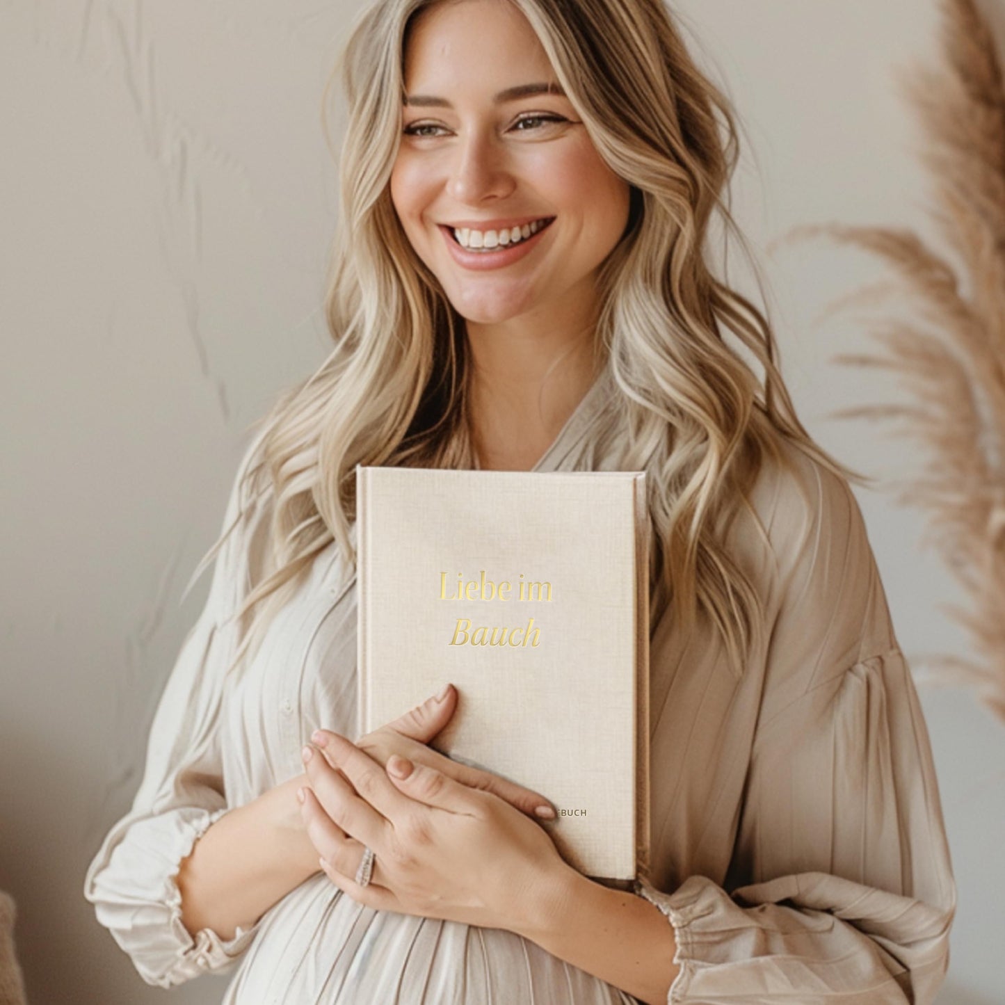 MyBaby123 linen pregnancy journal