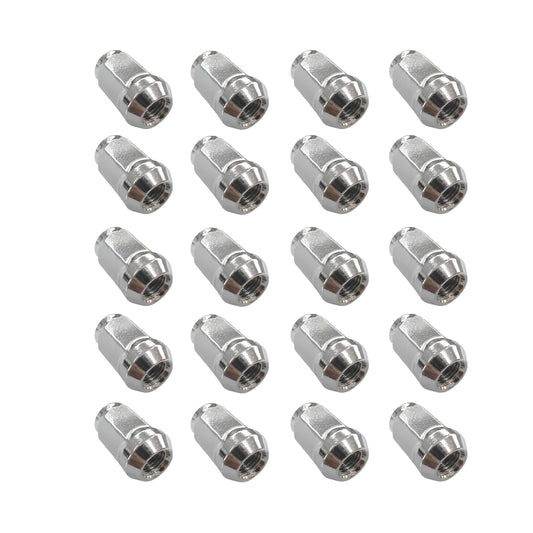 20 pieces of closed cone seat lug nuts 60° for M12 x 1.5 compatible with Toyota.