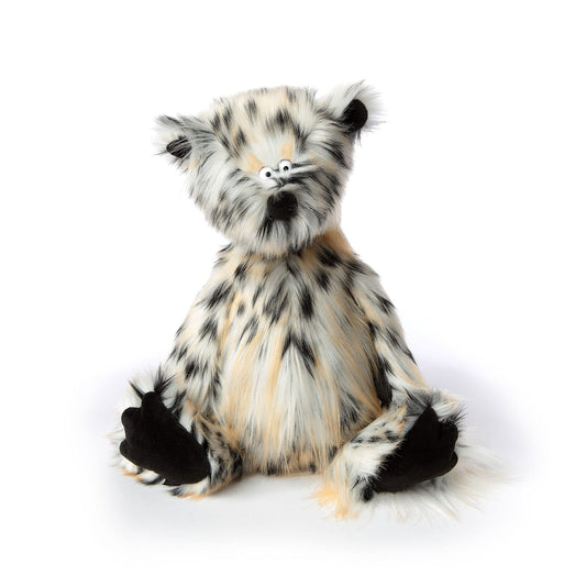 SIGIKID 39681 Ach Good Edition BeastsTown Bear for girls, boys, and adults. Recommended plush toy for ages 3 and up. White-black bear.